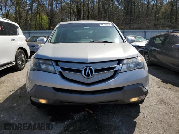 2009 Acura MDX Tech Pkg with VIN 2HNYD28629H529092, listed as a Copart auction lot 48763555 with 219,043 mi miles and Salvage Title. Bid and sale history available at carsss.com. Image 5.