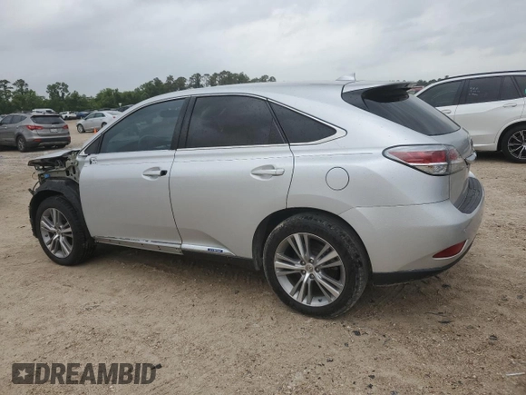 2015 Lexus RX 450h with VIN 2T2ZB1BAXFC003060, listed as a Copart auction lot 55927325 with 67,731 mi miles and Salvage title. Bid and sale history available at DreamBid. Image 2.