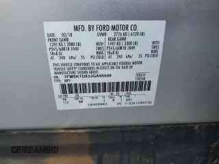 2018 Ford Explorer XLT with VIN 1FM5K7D83JGA95649, listed as a Copart auction lot 74830513 with 118,621 mi miles and Salvage Title. Bid and sale history available at DreamBid. Image 13.