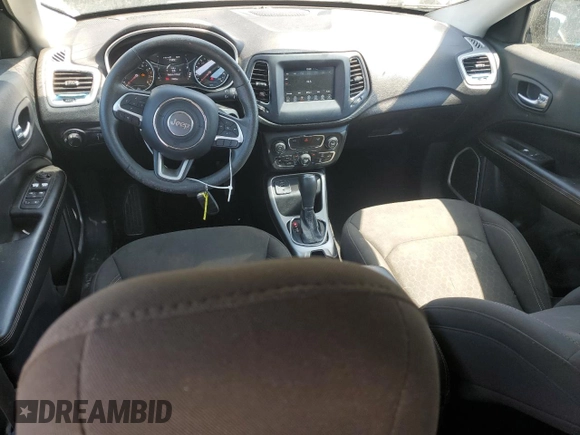 2021 Jeep Compass Sport с VIN 3C4NJCAB8MT545909, выставлен на аукционе Copart как лот 59778355 с пробегом 71 029 миль миль и Списание • Salvage title. История ставок и продаж доступна на DreamBid. Изображение 8.