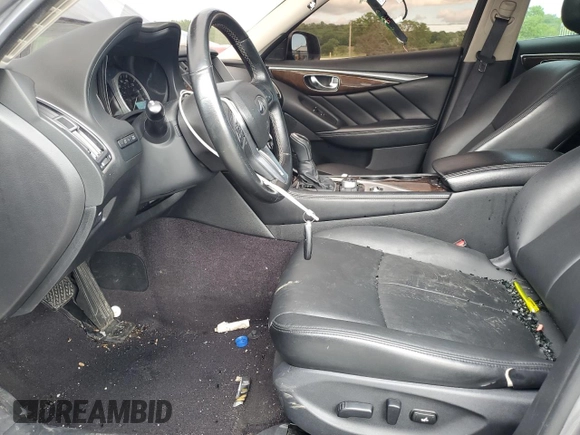 2018 Infiniti Q50 Luxe with VIN JN1EV7AR6JM444784, listed as a Copart auction lot 54509335 with 69,997 mi miles and Salvage Title. Bid and sale history available at DreamBid. Image 7.