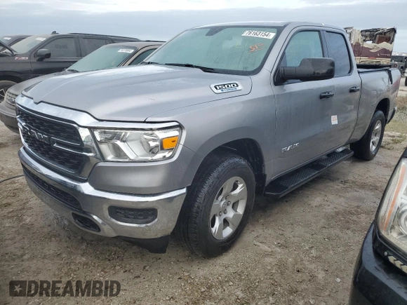 2023 Ram 1500 Big Horn with VIN 1C6RREBG3PN573970, listed as a Copart auction lot 76163154 with 4,318 mi miles and Non Repairable. Bid and sale history available at carsss.com. Image 1.