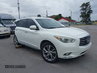 2015 Infiniti QX60 with VIN 5N1AL0MN7FC528204, listed as a IAAI auction lot 41359327 with 145,439 mi miles. Bid and sale history available at carsss.com. Image 1.