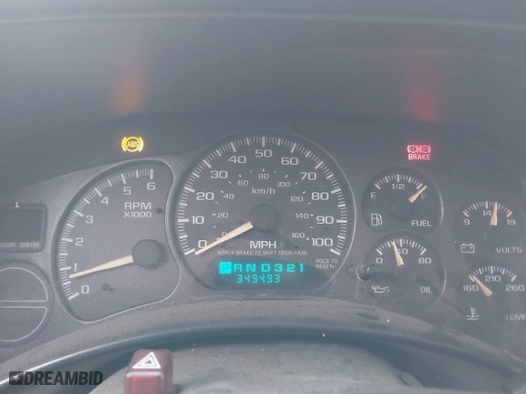 2002 Chevrolet Avalanche with VIN 3GNEK13T82G268036, listed as a IAAI auction lot 41882508 with 349,493 mi miles. Bid and sale history available at carsss.com. Image 7.