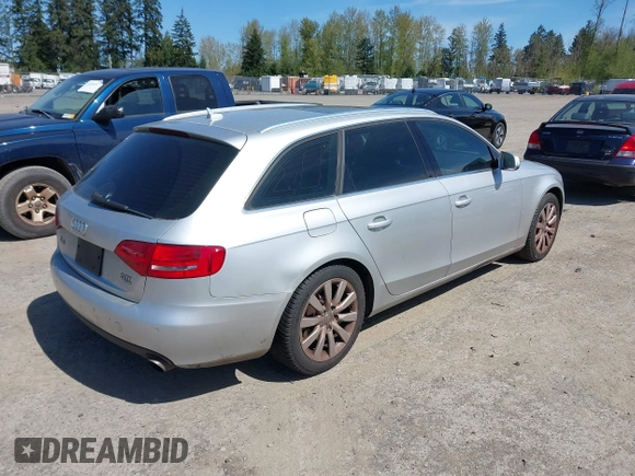 2010 Audi A4 2.0T Premium Plus with VIN WAUWFAFL8AA009361, listed as a IAAI auction lot 42013117 with 108,985 mi miles. Bid and sale history available at carsss.com. Image 4.