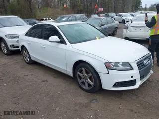 2009 Audi A4 2.0T Prem with VIN WAULF78K69N038646, listed as a IAAI auction lot 42095493 with 96,041 mi miles. Bid and sale history available at carsss.com. Image 1.