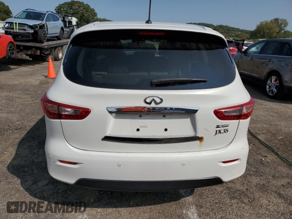 2013 Infiniti JX35 with VIN 5N1AL0MM4DC302576, listed as a Copart auction lot 70747054 with 149,348 mi miles and Clean Title. Bid and sale history available at carsss.com. Image 6.