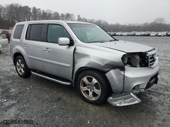 2012 Honda Pilot EX-L with VIN 5FNYF4H60CB012110, listed as a Copart auction lot 44560725 with 140,845 mi miles and Salvage Title. Bid and sale history available at carsss.com. Image 4.