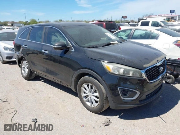 2018 Kia Sorento LX with VIN 5XYPG4A39JG339619, listed as a IAAI auction lot 41809182 with 126,954 mi miles. Bid and sale history available at carsss.com. Image 1.