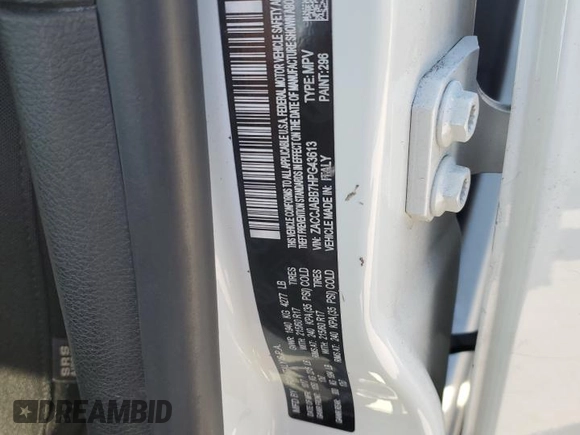 2017 Jeep Renegade Latitude with VIN ZACCJABB7HPG43613, listed as a Copart auction lot 50196975 with 107,434 mi miles and Salvage Title. Bid and sale history available at carsss.com. Image 14.