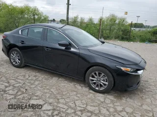 2021 Mazda 3 S with VIN JM1BPAAL2M1335330, listed as a Copart auction lot 56838145 with 33,225 mi miles and Salvage title. Bid and sale history available at DreamBid. Image 4.
