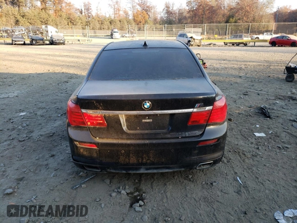2011 BMW 7 Series 740Li with VIN WBAKB4C53BC392519, listed as a Copart auction lot 41449605 with 71,670 mi miles and Non Repairable. Bid and sale history available at carsss.com. Image 6.