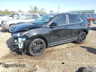 2021 Chevrolet Equinox LT with VIN 2GNAXUEV1M6111978, listed as a Copart auction lot 56054565 with 74,436 mi miles and Salvage title. Bid and sale history available at DreamBid. Image 1.