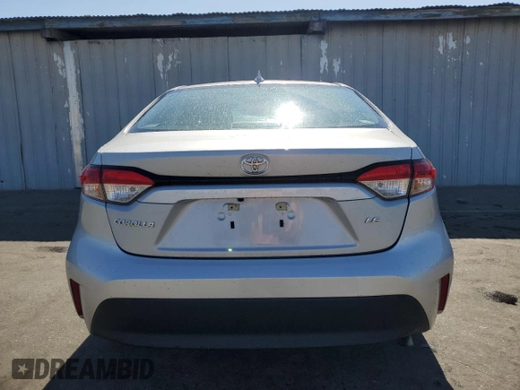 2024 Toyota Corolla LE with VIN 5YFB4MDE1RP120838, listed as a Copart auction lot 61977045 with 28,394 mi miles and Clean title. Bid and sale history available at DreamBid. Image 6.