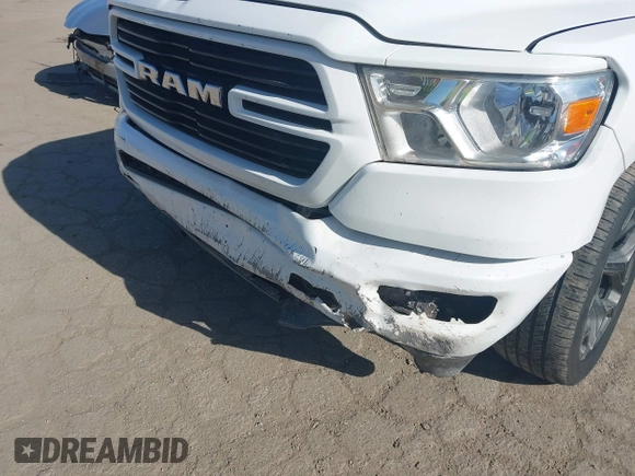 2020 Ram 1500 Big Horn with VIN 1C6SRFFT8LN397491, listed as a IAAI auction lot 42543417 with 74,639 mi miles and . Bid and sale history available at DreamBid. Image 6.