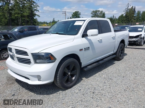 2015 Ram 1500 Sport z VIN 1C6RR7MT7FS601470, wystawiony jako IAAI lot #42334149 z przebiegiem 114 056 mil mil oraz . Historia ofert i sprzedaży dostępna na DreamBid. Obrazek 18.