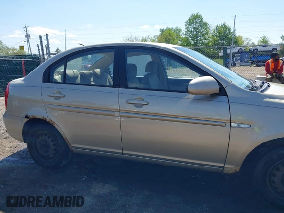 2007 Hyundai Accent GLS with VIN KMHCN46C47U101984, listed as a IAAI auction lot 42234484 with 185,048 mi miles and . Bid and sale history available at DreamBid. Image 13.