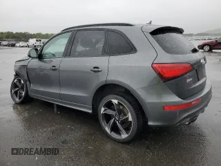 2015 Audi SQ5 Premium Plus with VIN WA1CGAFP0FA125418, listed as a Copart auction lot 58031415 with 156,188 mi miles and Salvage title. Bid and sale history available at DreamBid. Image 2.