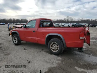 2002 Dodge Dakota with VIN 1B7FL16X92S669659, listed as a Copart auction lot 86835994 with 134,893 mi miles and Salvage Title. Bid and sale history available at carsss.com. Image 2.