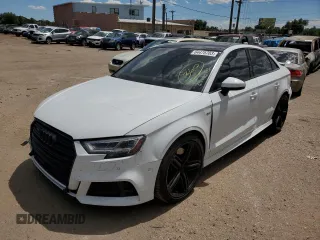 2020 Audi A3 Sedan S line Premium Plus with VIN WAUJEGFF5LA070759, listed as a Copart auction lot 64475703 with 19,712 mi miles. Bid and sale history available at carsss.com. Image 1.
