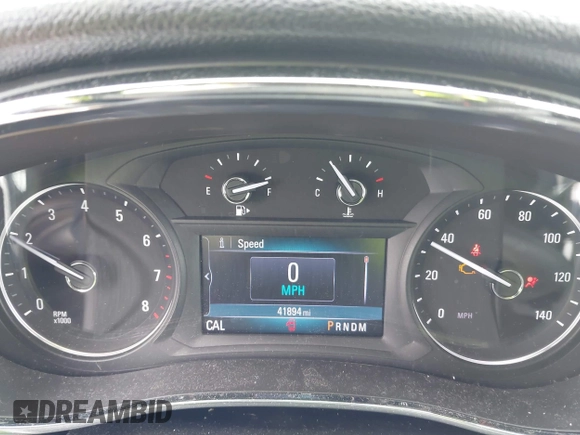 2019 Buick Encore Preferred with VIN KL4CJASB6KB898376, listed as a IAAI auction lot 41957292 with 41,894 mi miles. Bid and sale history available at carsss.com. Image 7.