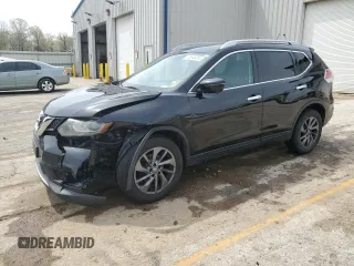 2016 Nissan Rogue S with VIN 5N1AT2MV7GC816401, listed as a Copart auction lot 53946055 with 154,160 mi miles and Salvage Title. Bid and sale history available at DreamBid. Image 1.