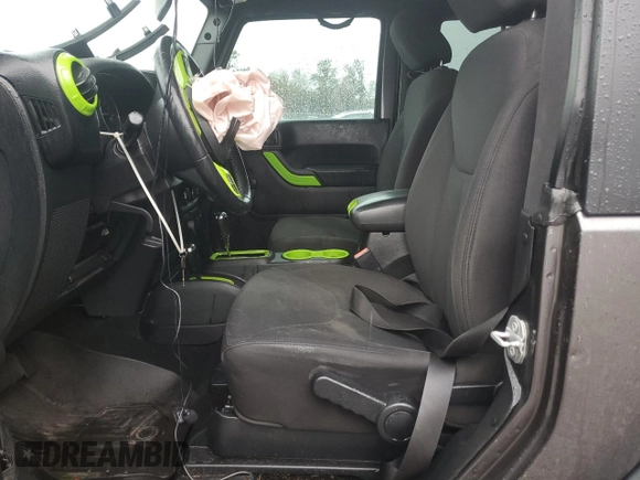 2018 Jeep Wrangler Sport S with VIN 1C4GJWAG9JL929663, listed as a Copart auction lot 46478555 with 159,270 mi miles and Salvage title. Bid and sale history available at DreamBid. Image 7.