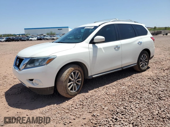 2013 Nissan Pathfinder SL with VIN 5N1AR2MM3DC615029, listed as a Copart auction lot 60315485 with 224,046 mi miles and Clean title. Bid and sale history available at DreamBid. Image 1.