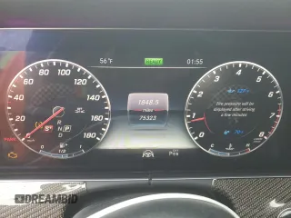 2019 Mercedes-Benz CLS with VIN WDD2J6BB0KA018265, listed as a Copart auction lot 42142265 with 75,323 mi miles and Salvage Title. Bid and sale history available at carsss.com. Image 9.