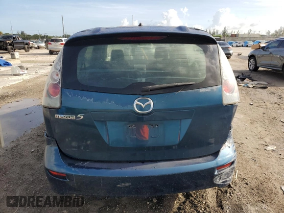 2006 Mazda 5 Sport with VIN JM1CR293860110461, listed as a Copart auction lot 64751654 with 122,154 mi miles and Salvage Title. Bid and sale history available at DreamBid. Image 6.