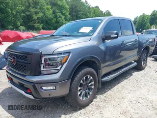 2024 Nissan Titan Pro-4X with VIN 1N6AA1ED8RN114313, listed as a IAAI auction lot 42498591 with 21,955 mi miles and . Bid and sale history available at DreamBid. Image 22.