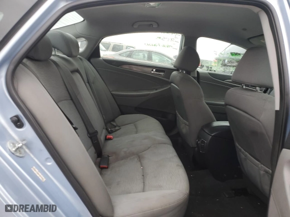 2013 Hyundai Sonata Hybrid with VIN KMHEC4A4XDA072454, listed as a Copart auction lot 89100565 with 160,957 mi miles and Salvage Title. Bid and sale history available at carsss.com. Image 10.