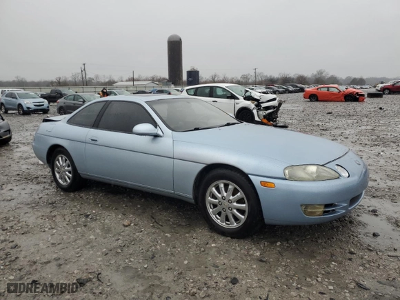 1995 Lexus SC 400 with VIN JT8UZ30CXS0039926, listed as a Copart auction lot 89373825 with 252,843 mi miles and Salvage Title. Bid and sale history available at carsss.com. Image 4.
