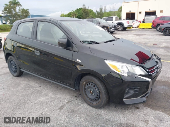 2024 Mitsubishi Mirage ES с VIN ML32AUHJ7RH022640, выставлен на аукционе IAAI как лот 42382228 с пробегом 6 928 миль миль и . История ставок и продаж доступна на DreamBid. Изображение 1.