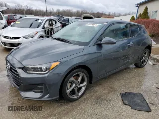 2019 Hyundai Veloster 2.0 with VIN KMHTG6AF4KU011847, listed as a Copart auction lot 84816564 with 63,746 mi miles and Non Repairable. Bid and sale history available at carsss.com. Image 1.