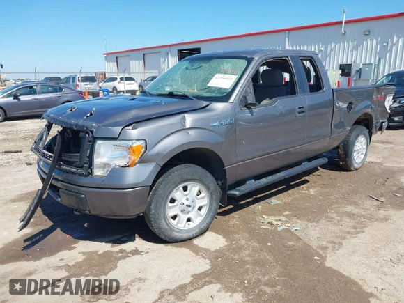 2013 Ford F-150 XL with VIN 1FTEX1EM0DKG08677, listed as a IAAI auction lot 42356922 with 94,399 mi miles and . Bid and sale history available at DreamBid. Image 2.