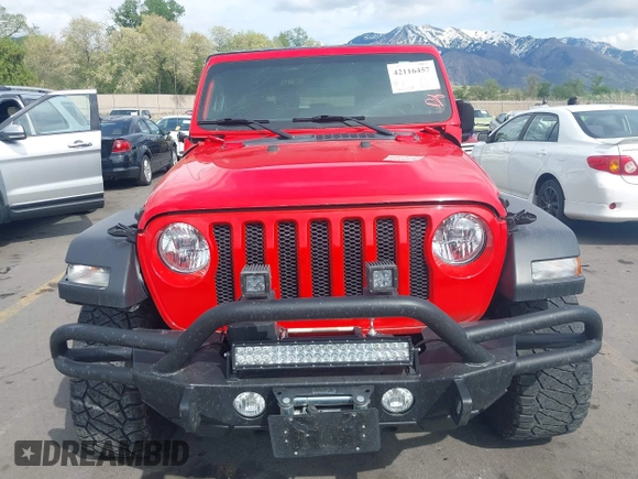 2019 Jeep Wrangler Sport S z VIN 1C4GJXAG4KW652569, wystawiony jako IAAI lot #42116457 z przebiegiem 46 007 mil mil oraz . Historia ofert i sprzedaży dostępna na DreamBid. Obrazek 13.