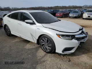 2022 Honda Insight Touring with VIN 19XZE4F92NE007889, listed as a Copart auction lot 48177315 with 25,824 mi miles and Salvage Title. Bid and sale history available at DreamBid. Image 4.