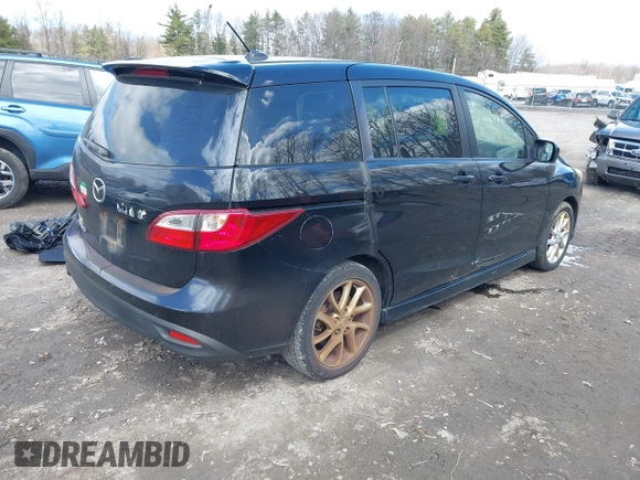 2012 Mazda 5 Touring with VIN JM1CW2CL8C0111574, listed as a IAAI auction lot 41999112 with 126,963 mi miles and . Bid and sale history available at DreamBid. Image 4.