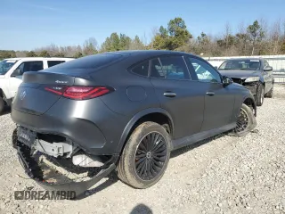 2024 Mercedes-Benz GLC with VIN W1NKJ4HB4RF091313, listed as a Copart auction lot 46849035 with 0 mi miles and Salvage Title. Bid and sale history available at carsss.com. Image 3.