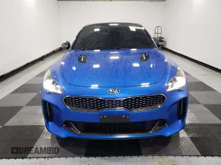 2018 Kia Stinger GT2 with VIN KNAE55LC0J6015877, listed as a Copart auction lot 84607304 with 56,230 mi miles and Salvage Title. Bid and sale history available at DreamBid. Image 5.