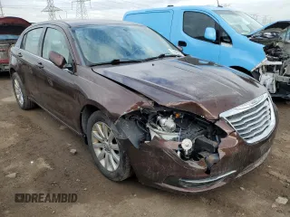 2012 Chrysler 200 Touring with VIN 1C3CCBBG4CN308424, listed as a Copart auction lot 50648265 with 211,411 mi miles and Salvage Title. Bid and sale history available at carsss.com. Image 4.