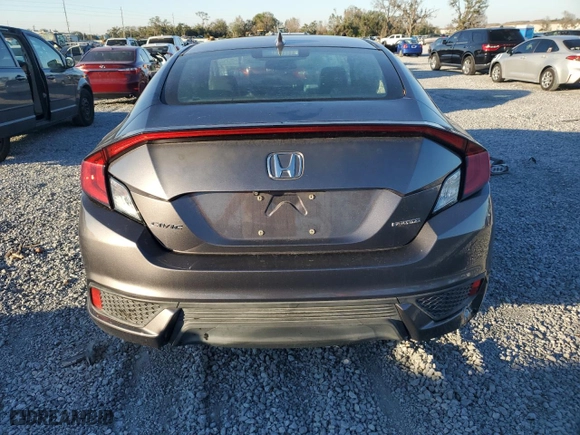 2017 Honda Civic Coupe Touring with VIN 2HGFC3B93HH359284, listed as a Copart auction lot 85671154 with 0 mi miles and Salvage Title. Bid and sale history available at carsss.com. Image 6.