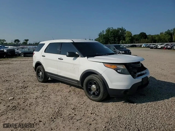 2014 Ford Utility Police Interceptor with VIN 1FM5K8AR4EGC61167, listed as a Copart auction lot 72311164 with 165,083 mi miles and Salvage Title. Bid and sale history available at carsss.com. Image 12.