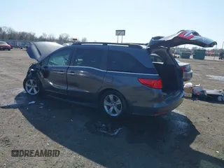 2019 Honda Odyssey EX with VIN 5FNRL6H59KB131319, listed as a IAAI auction lot 41794792 with 58,392 mi miles. Bid and sale history available at carsss.com. Image 3.