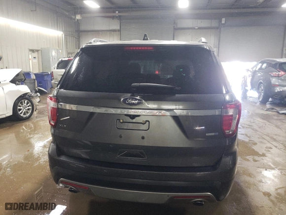 2017 Ford Explorer XLT with VIN 1FM5K8DH7HGB88643, listed as a Copart auction lot 48550145 with 159,670 mi miles and Salvage Title. Bid and sale history available at carsss.com. Image 6.