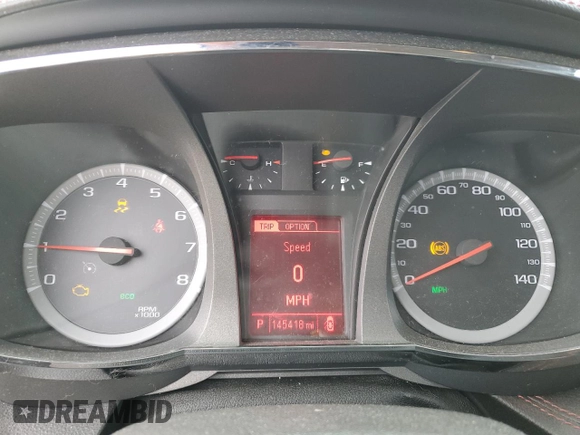 2013 GMC Terrain Denali with VIN 2GKALYEK1D6404253, listed as a Copart auction lot 52676265 with 145,418 mi miles and Clean Title. Bid and sale history available at DreamBid. Image 9.