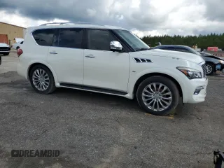 2015 Infiniti QX80 z VIN JN8AZ2NF0F9574531, wystawiony jako Copart lot #56172755 z przebiegiem 190 249 mil mil oraz Czysty tytuł • Clean title. Historia ofert i sprzedaży dostępna na DreamBid. Obrazek 4.