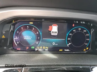 2025 Volkswagen Atlas SE with VIN 1V2WE2CAXSC201609, listed as a Copart auction lot 50096175 with 9,408 mi miles and Clean title. Bid and sale history available at DreamBid. Image 9.