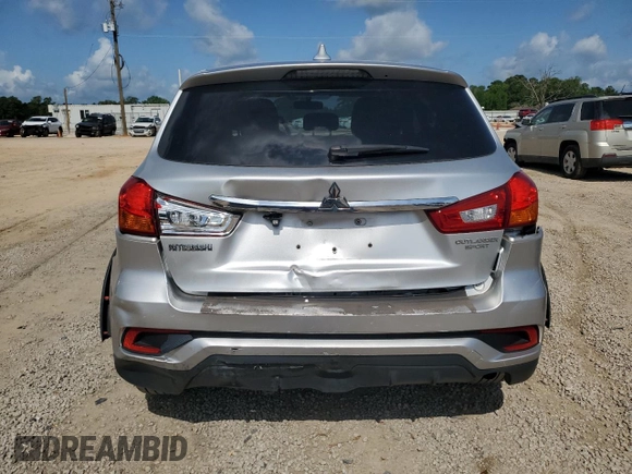 2019 Mitsubishi Outlander ES with VIN JA4AP3AU2KU006858, listed as a Copart auction lot 60683735 with 106,650 mi miles and Salvage title. Bid and sale history available at DreamBid. Image 6.